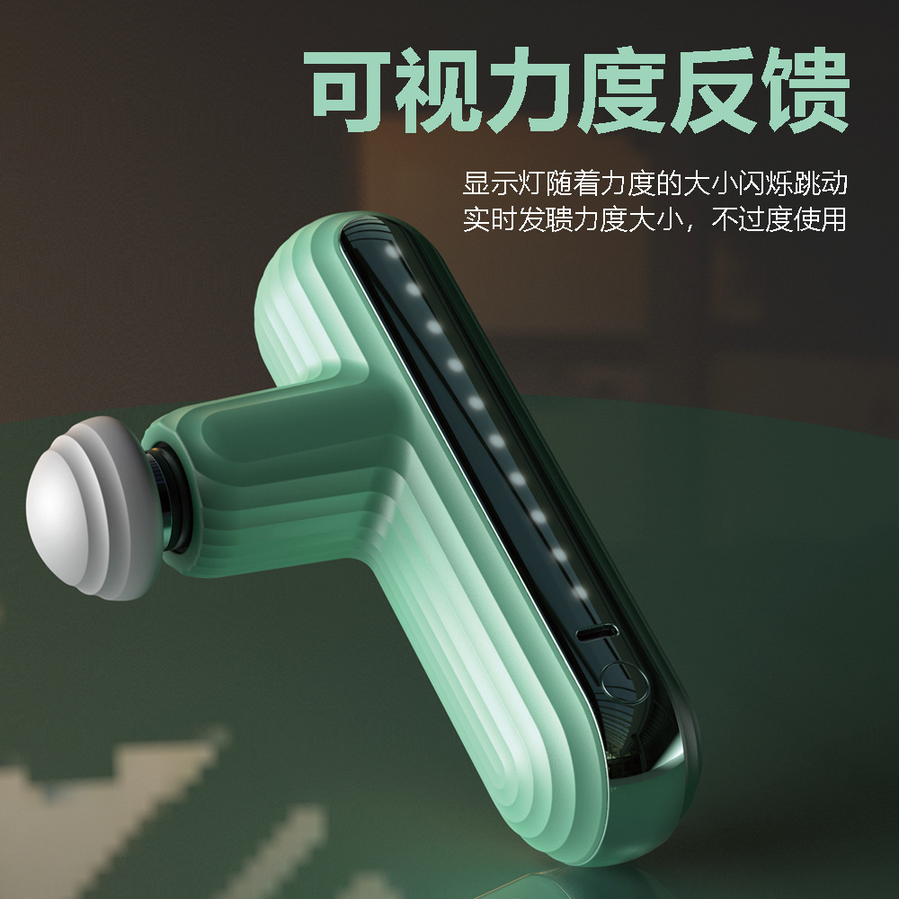 ปืนนวดไฟฟ้าแบบพกพาสำหรับออกกำล - Massage Gun บทวิจารณ์และราคา