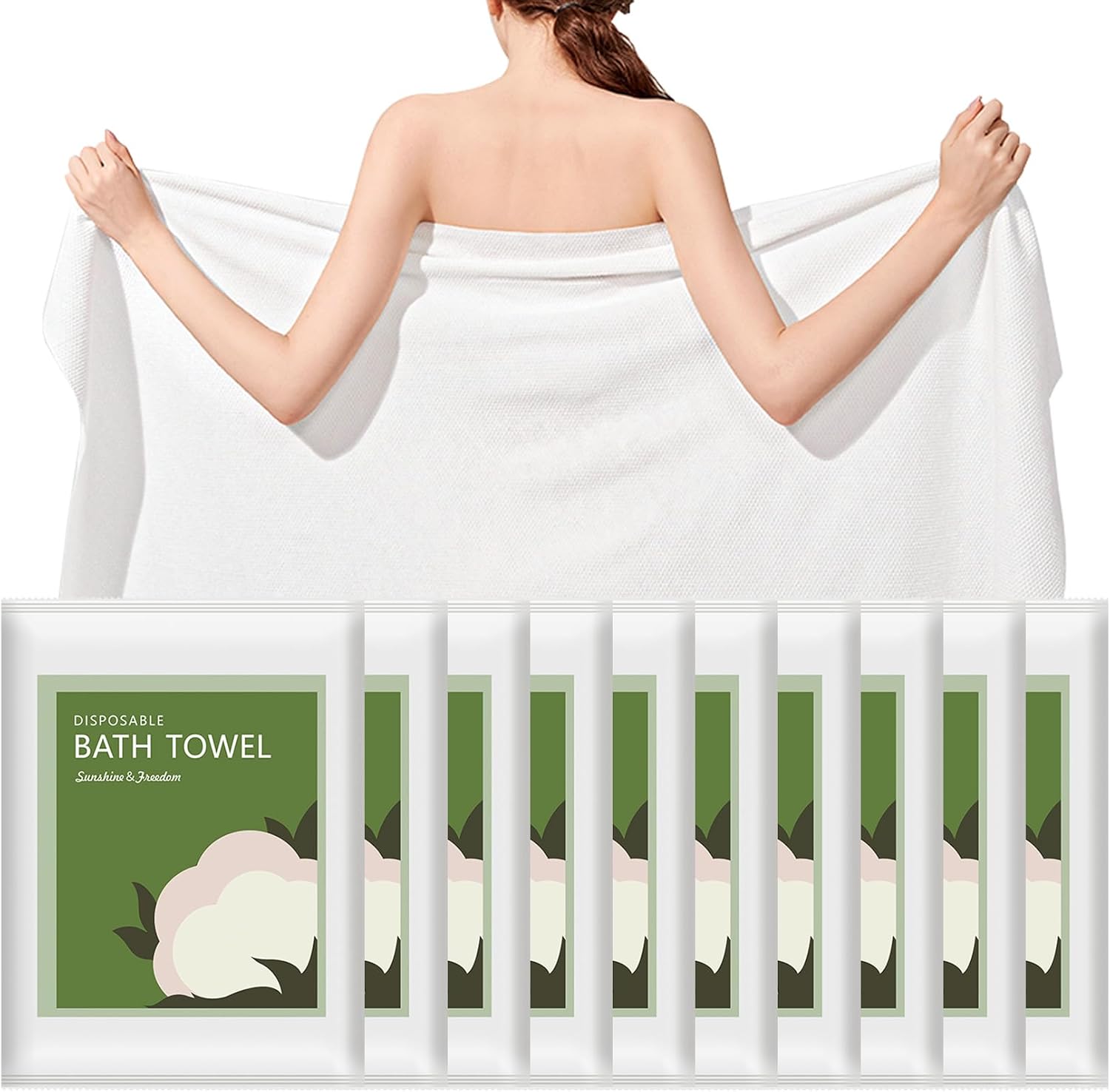 ผ้าขนหนูอาบน้ำแบบใช้แล้วทิ้ง 1 - Spa Towel บทวิจารณ์และราคา