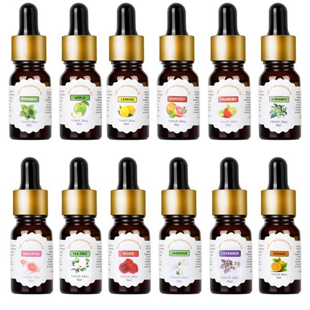 น้ำมันหอมระเหยบริสุทธิ์ 10 มล. - Aromatherapy Diffuser บทวิจารณ์และราคา