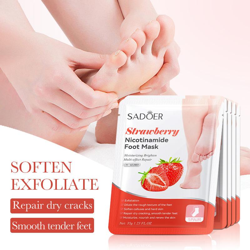 มาส์กเท้าผลไม้ SADOER 1 คู่ มา - Foot Spa บทวิจารณ์และราคา